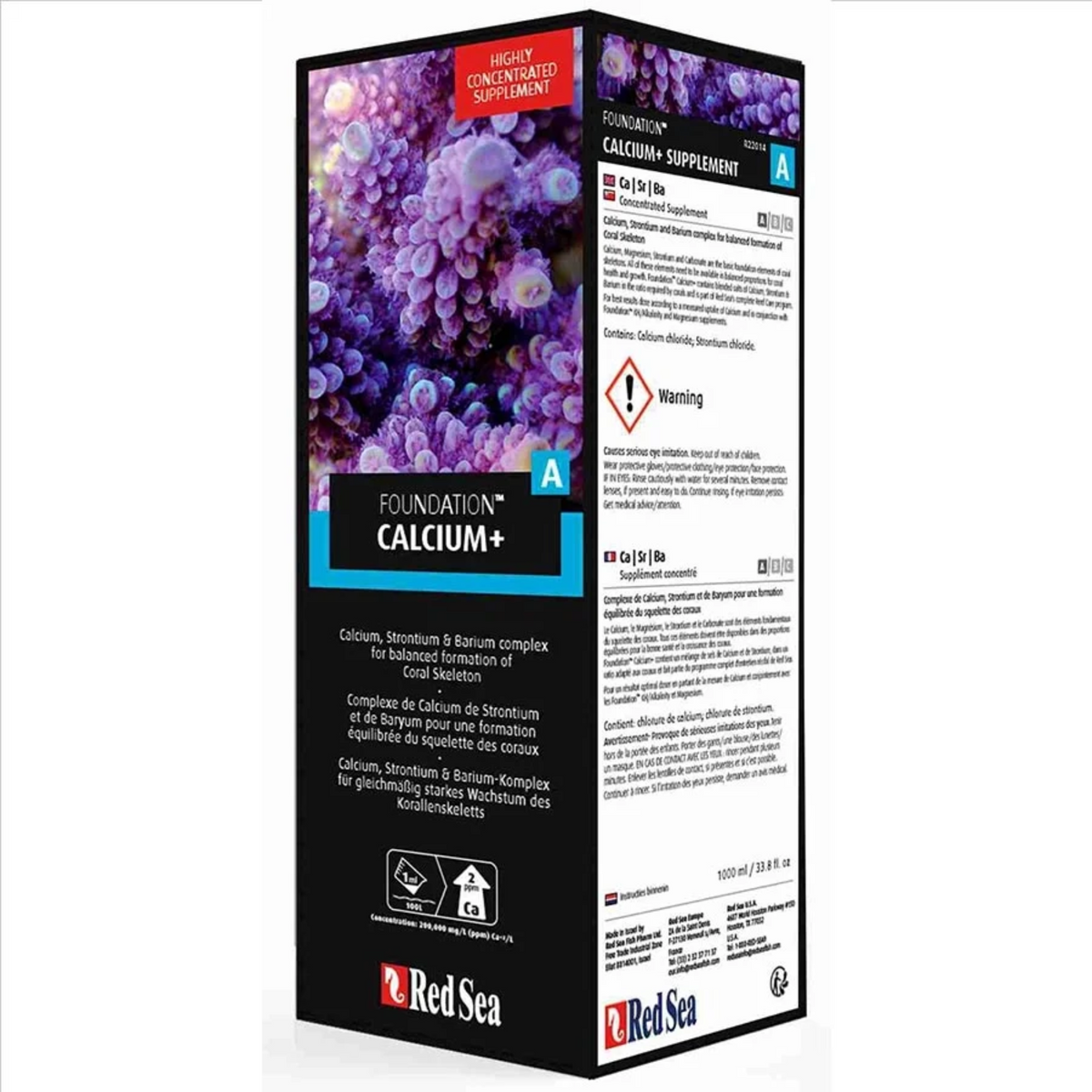 Red Sea Reef Foundation A (Calcium+) Liquid