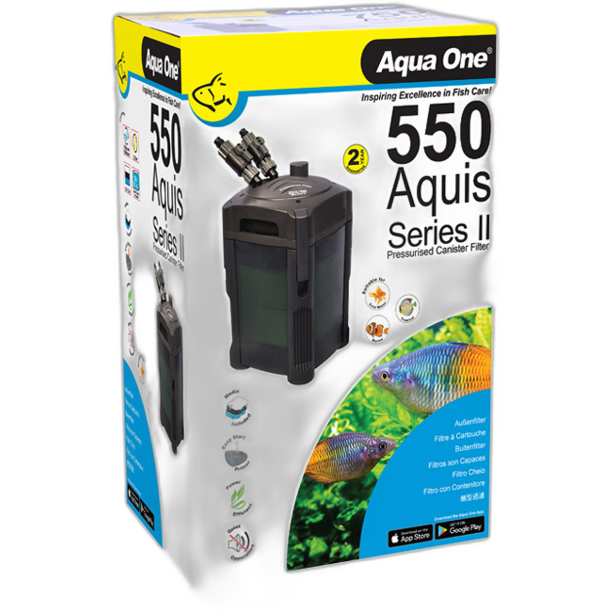 Aqua One Aquis 550 Series II Canister Filter