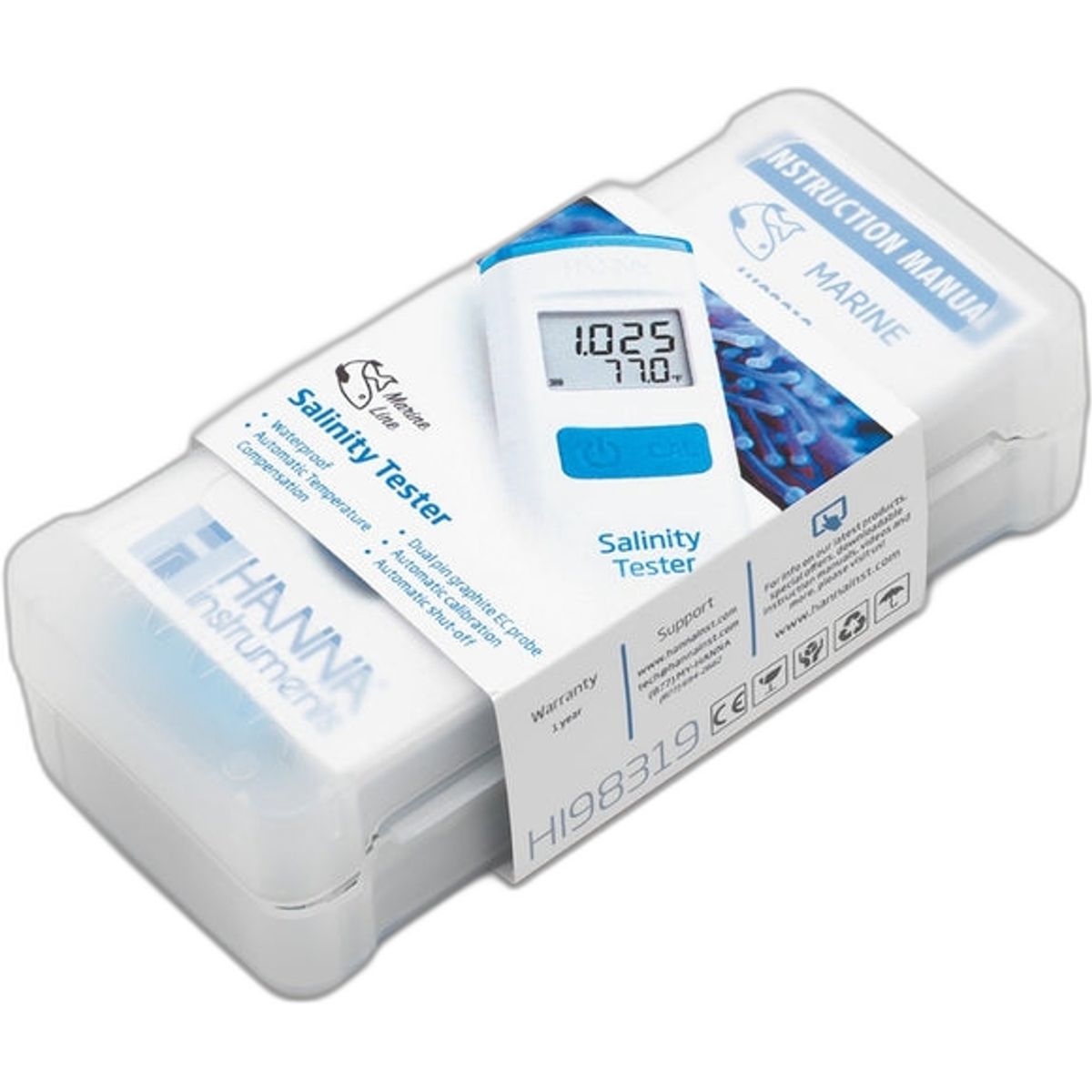 Hanna Marine Salinity Waterproof Tester - HI98319