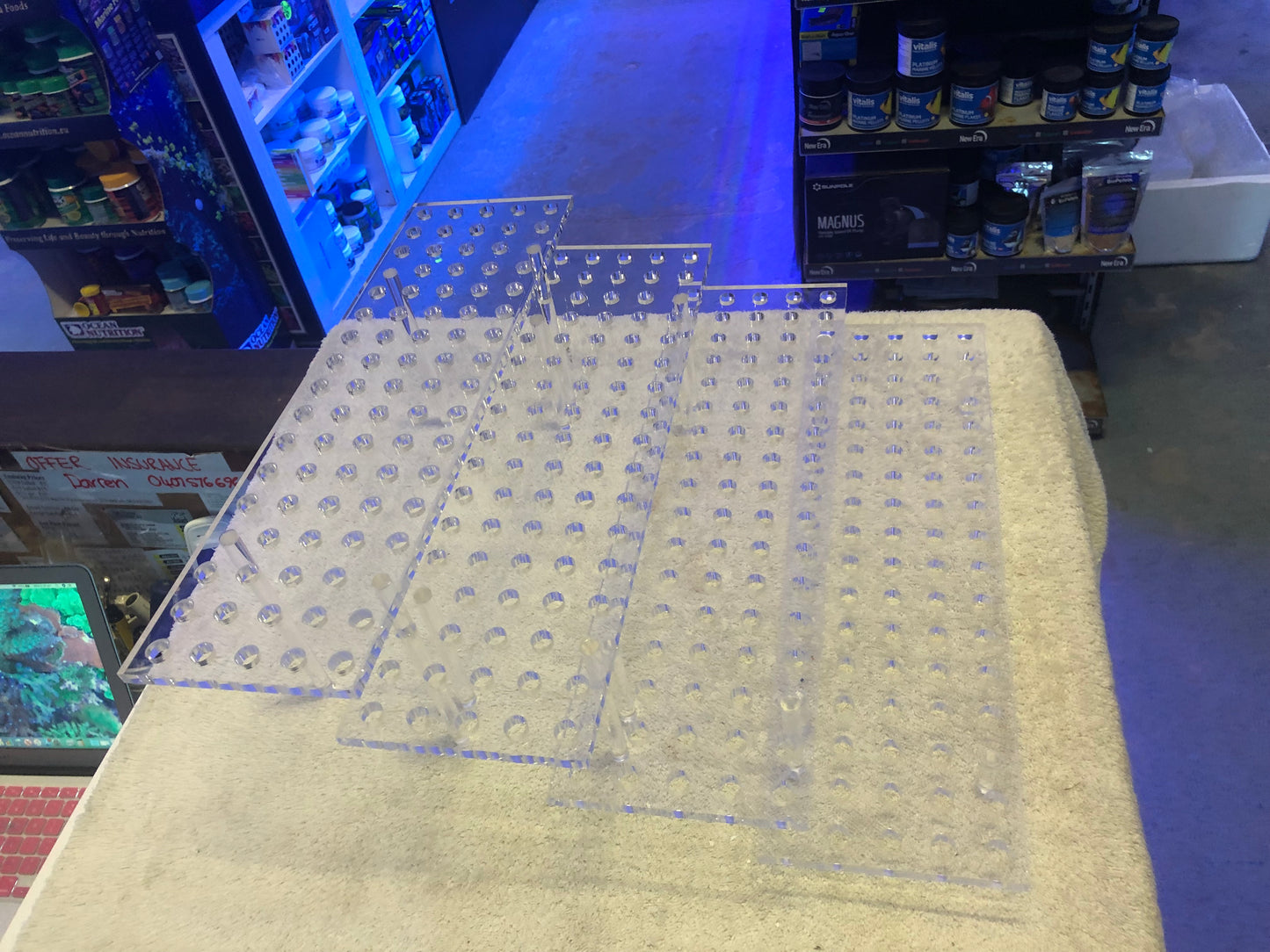 4 Tier Frag Racks Black Only