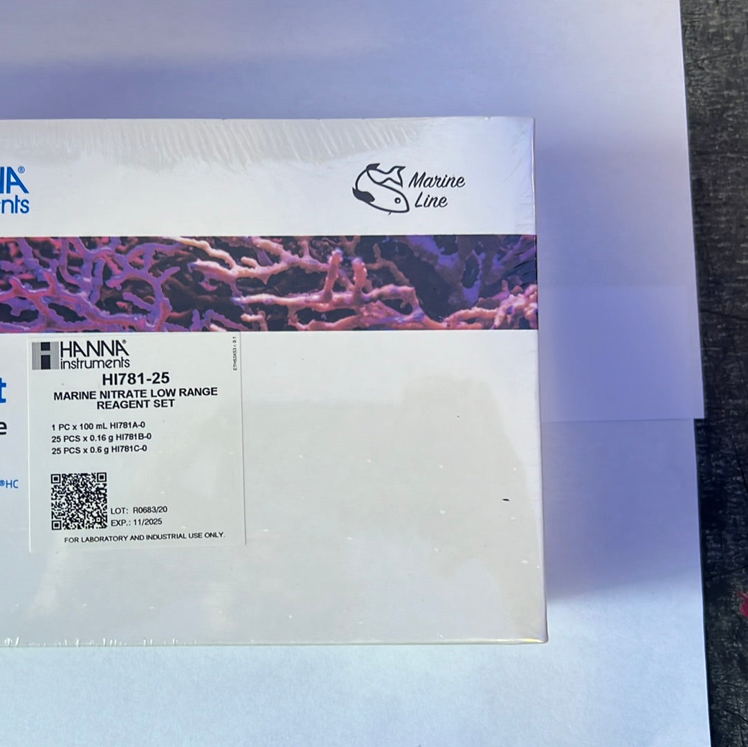 Hanna Marine Nitrate Low Range Checker Reagents (25 Tests) - HI781-25