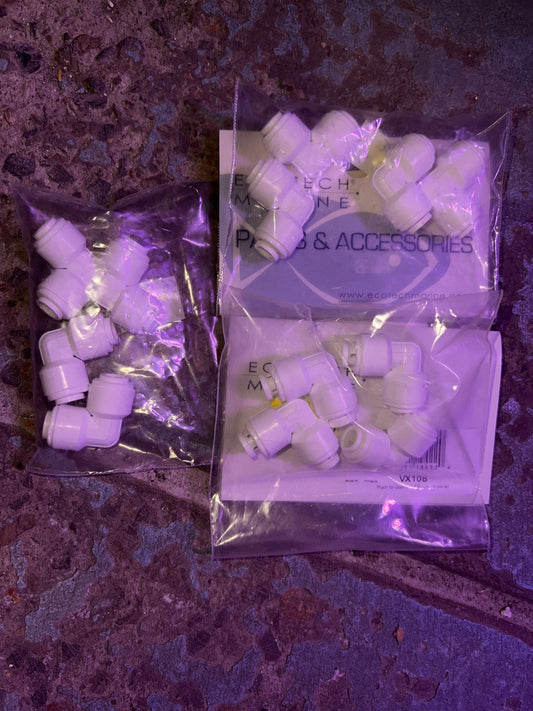 Ecotech Versa push Connector elbows - 4pk