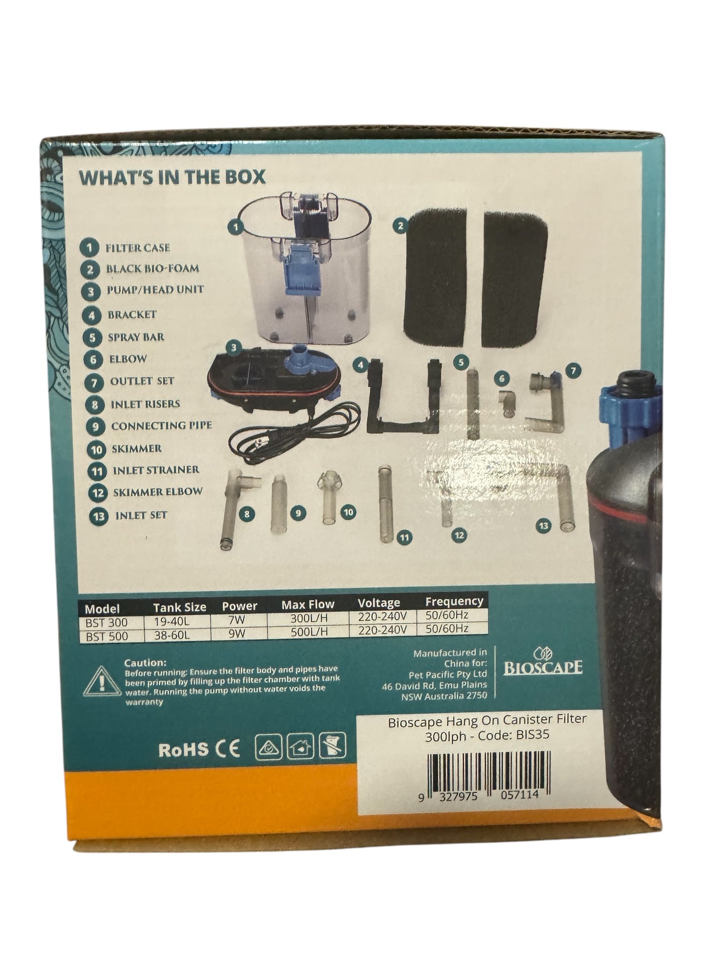 Bioscape Hang On Canister Filter