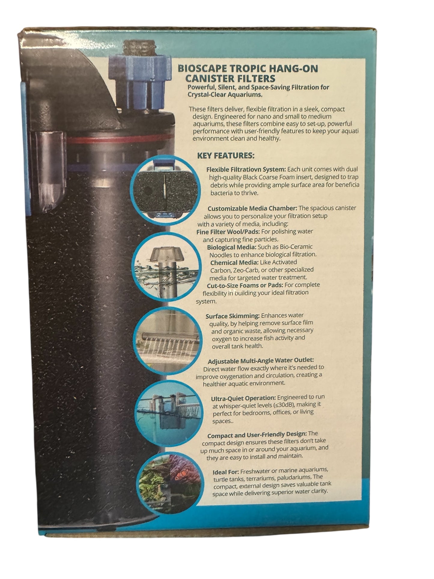 Bioscape Hang On Canister Filter