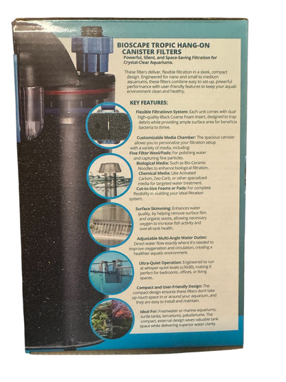 Bioscape Hang On Canister Filter