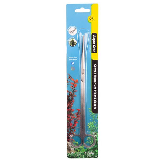 Aqua One Curved Aquarium Plant Scissors