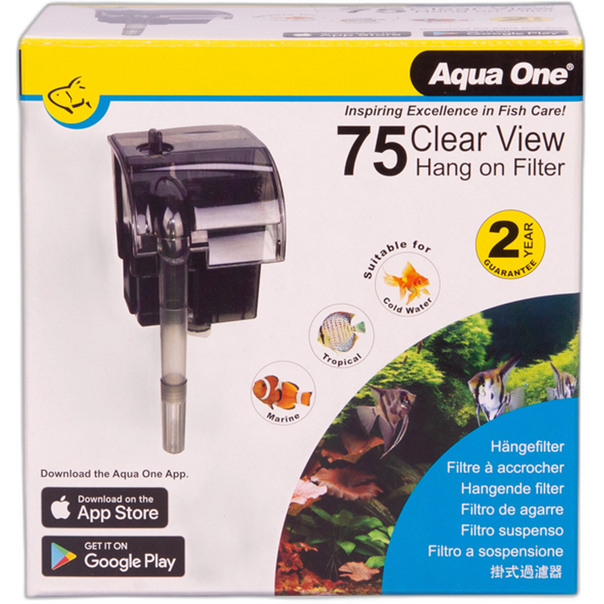 Aqua One Clearview 75 Hang on Filter