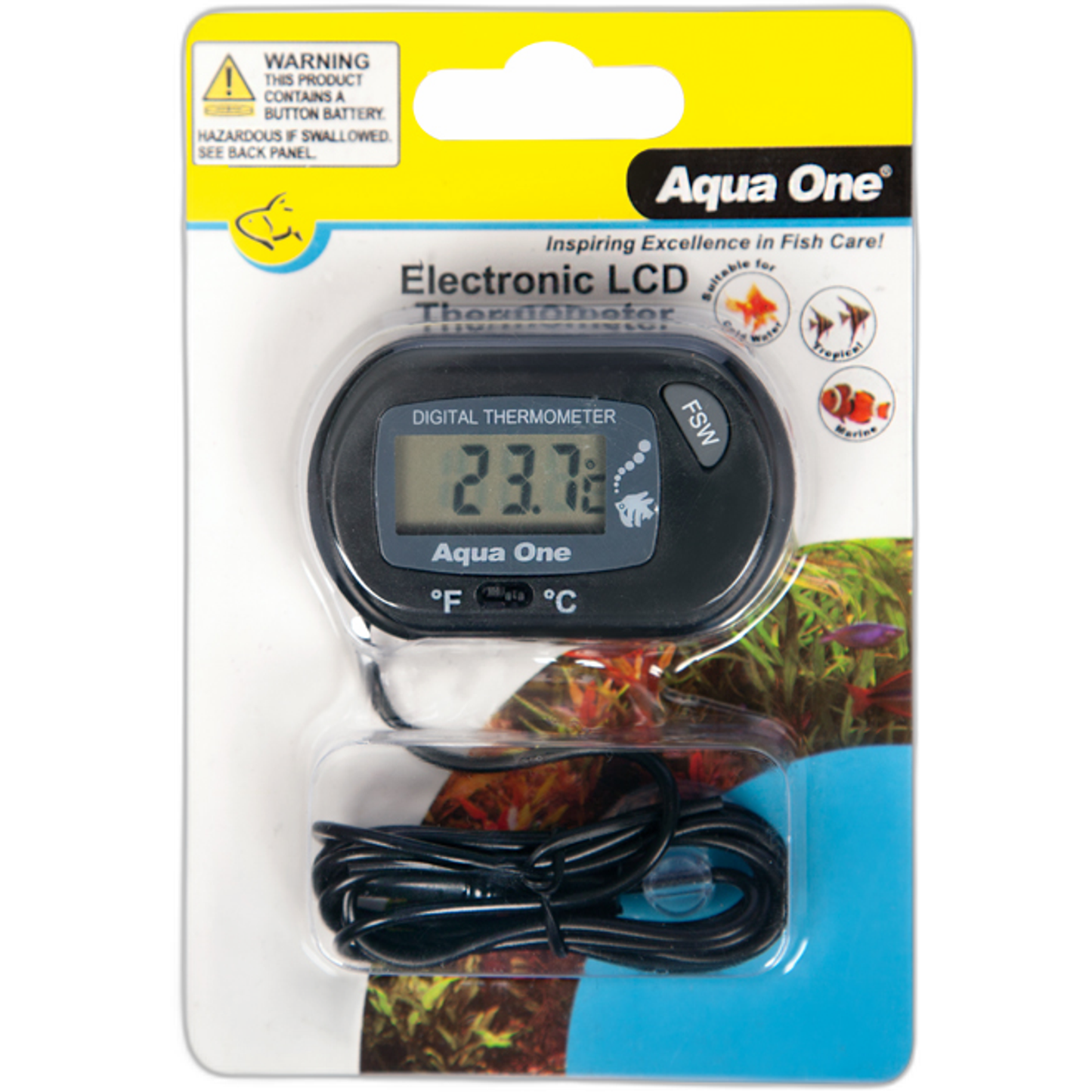 Aqua One Electronic LCD Thermometer