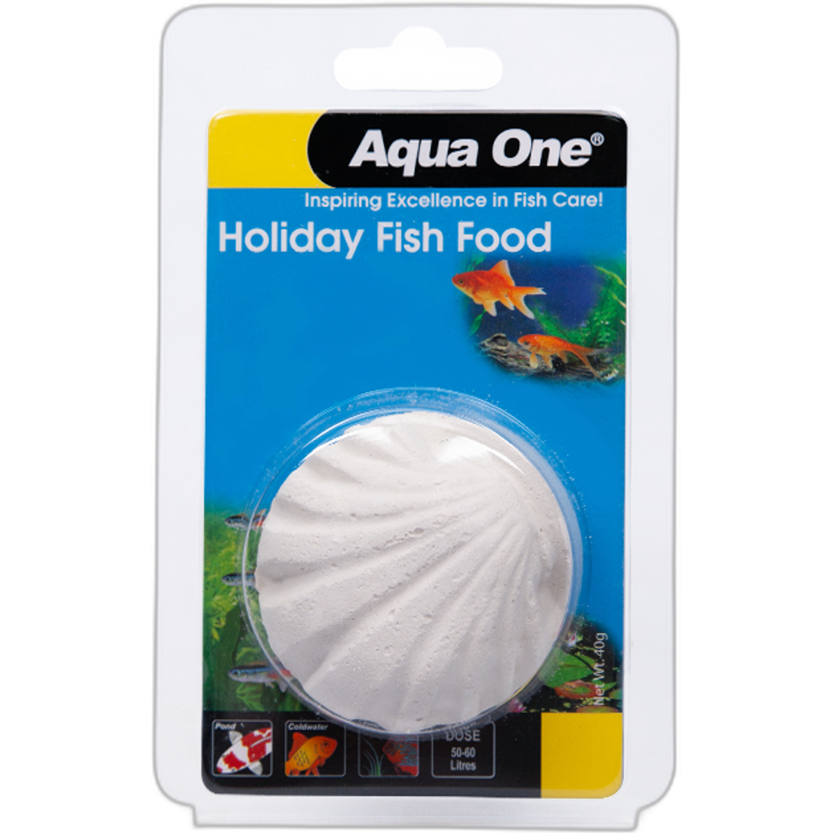 Aqua One Holiday Fish Food Block