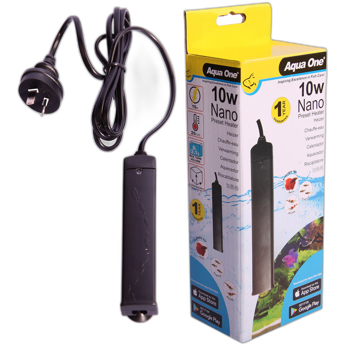 Aqua One Nano Plastic Preset Heater