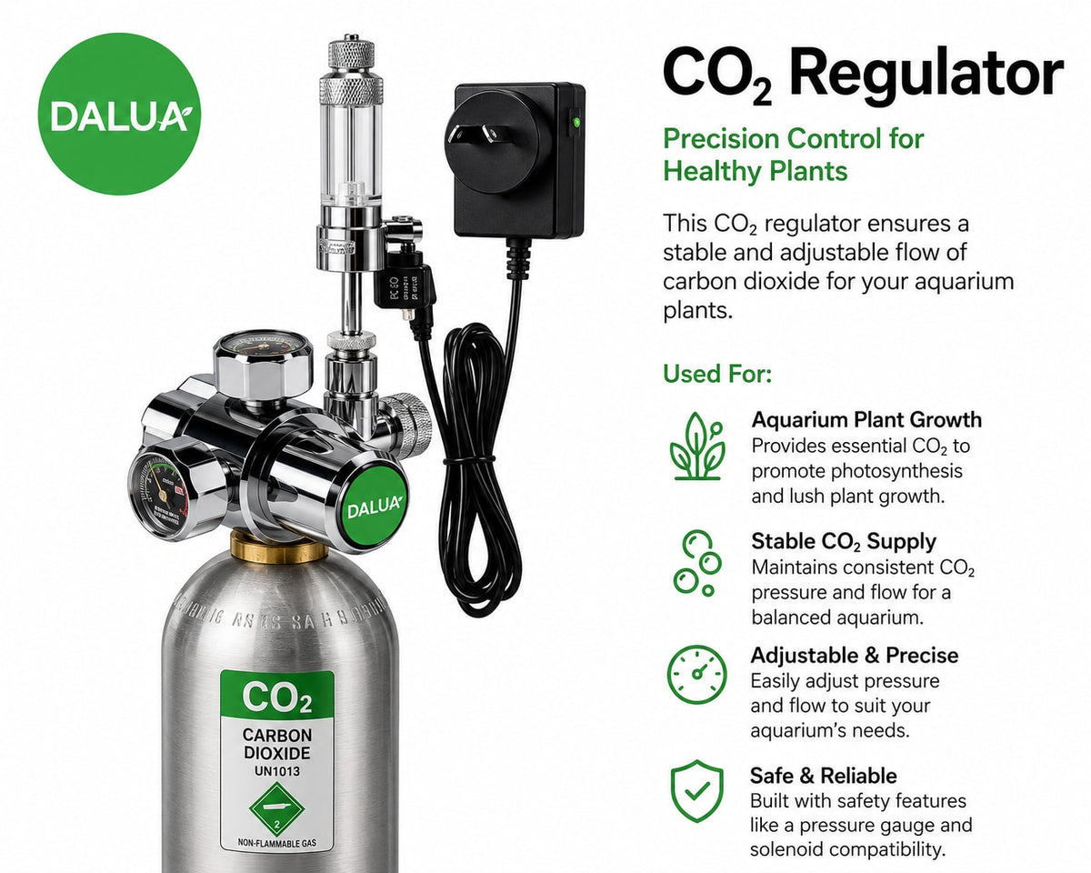 CO₂ Basic Bundle Kit – Regulator, Diffuser, Drop Checker & Free Fertiliser