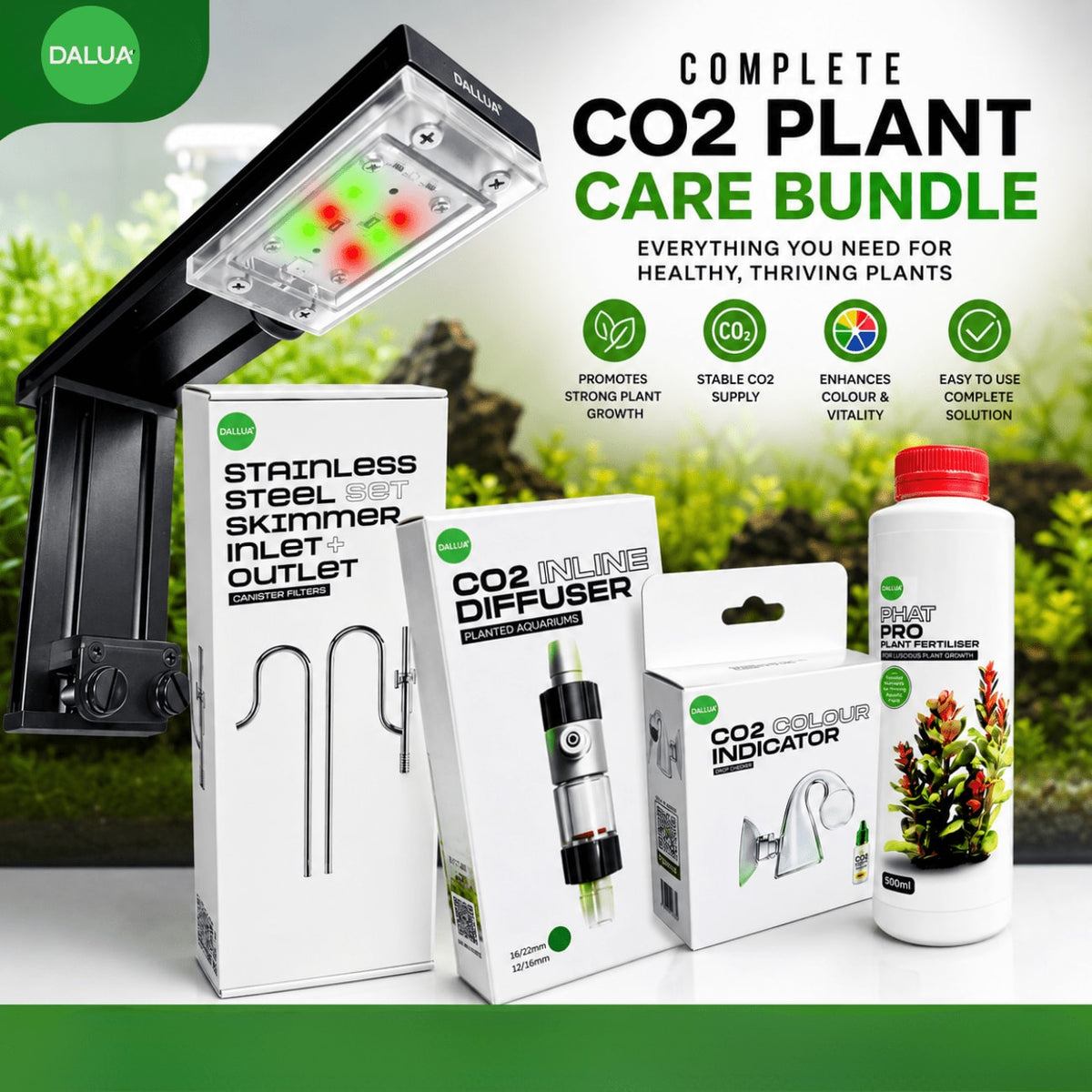 CO₂ Upgrade Kit – Complete Lighting, CO₂ & Flow Upgrade for Planted Tanks