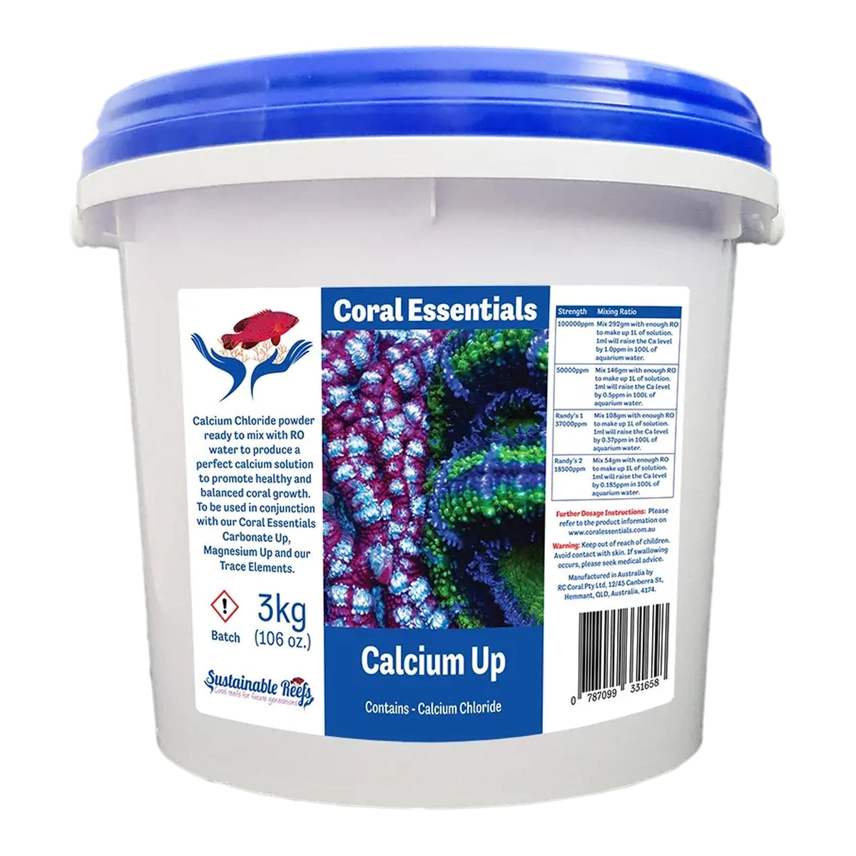 Coral Essentials Cal, Alk, Mag Powders
