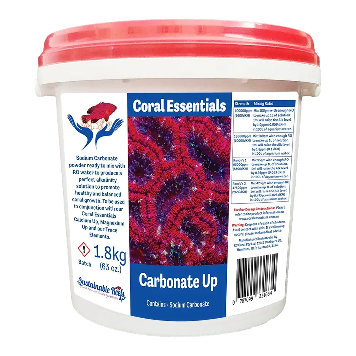 Coral Essentials Cal, Alk, Mag Powders