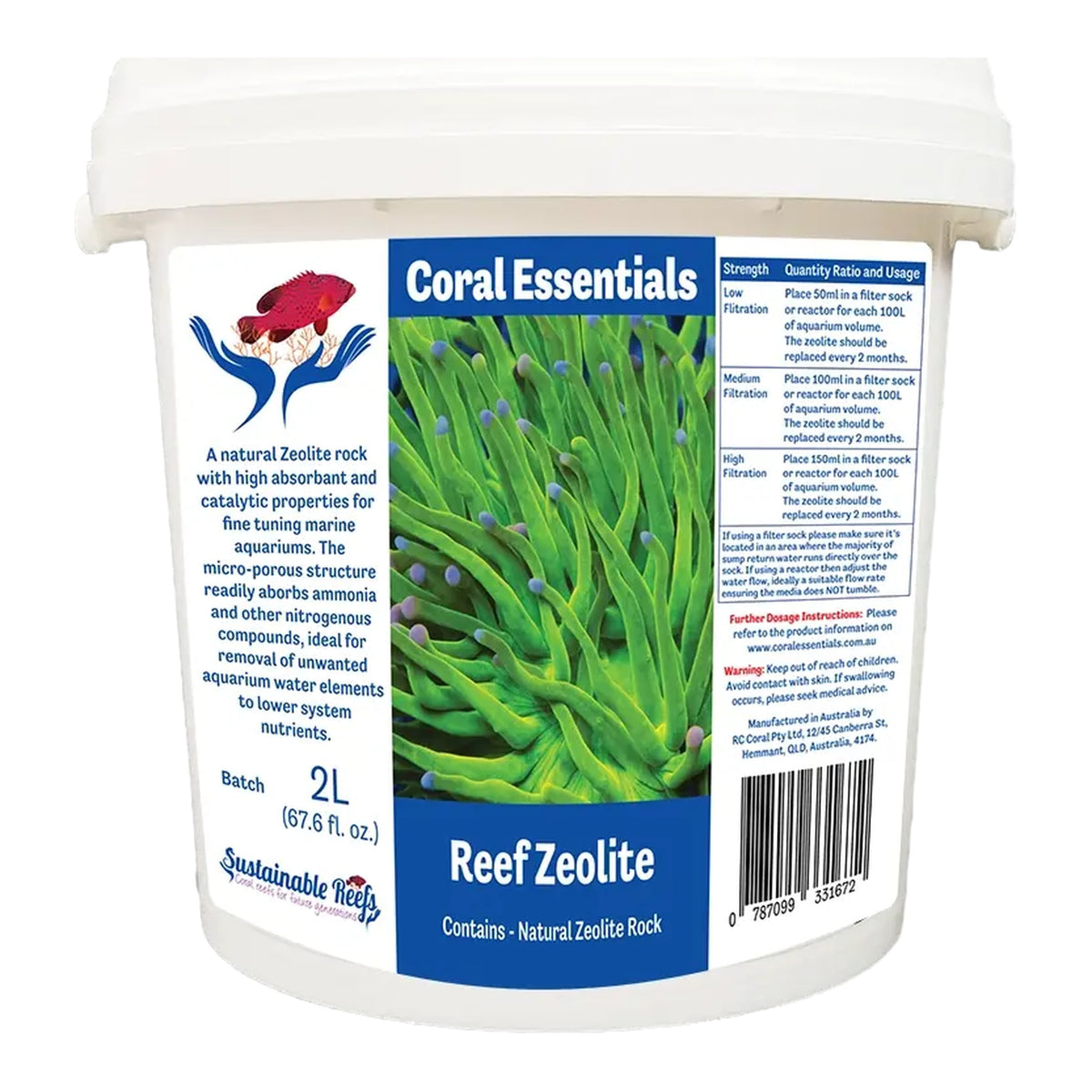 Coral Essentials Carbon and Zeolite