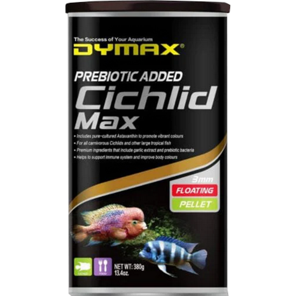 Dymax Cichlid Max (Floating Pellets) 120g