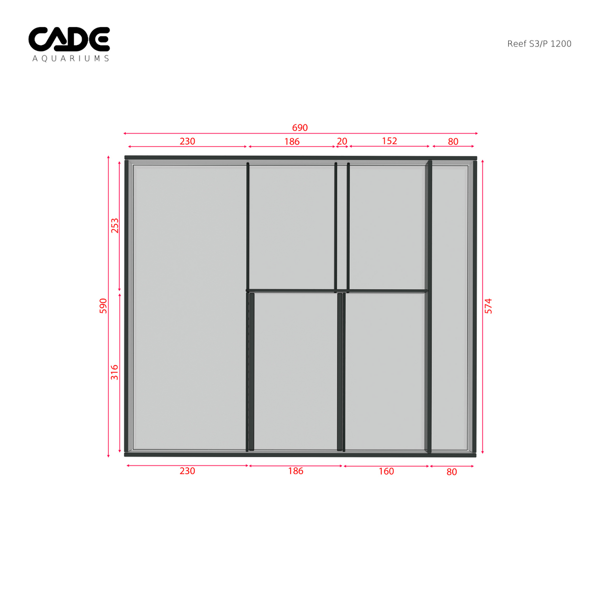 Cade Reef S3/P 1200 Peninsula