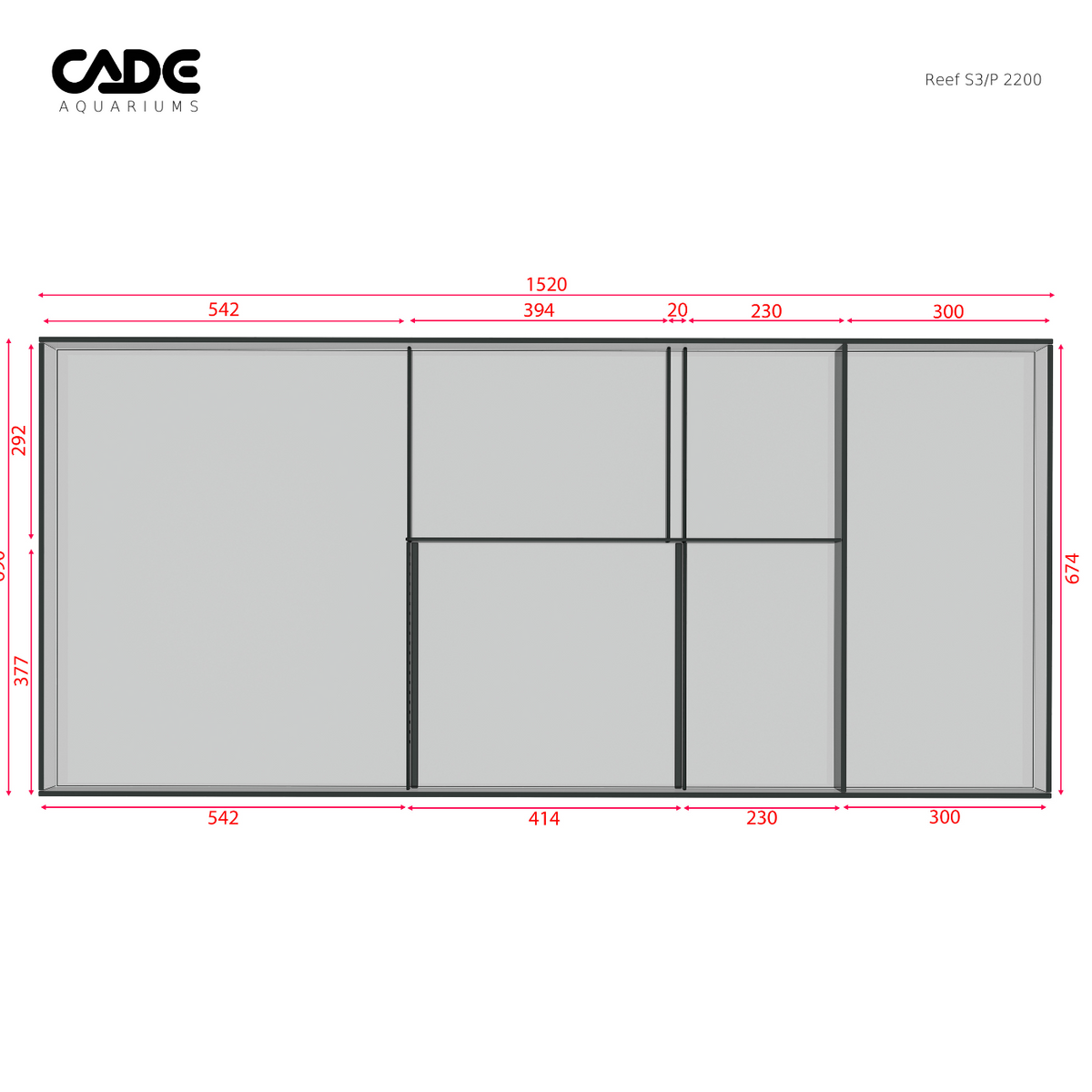 Cade Reef S3/P 2200 Peninsula