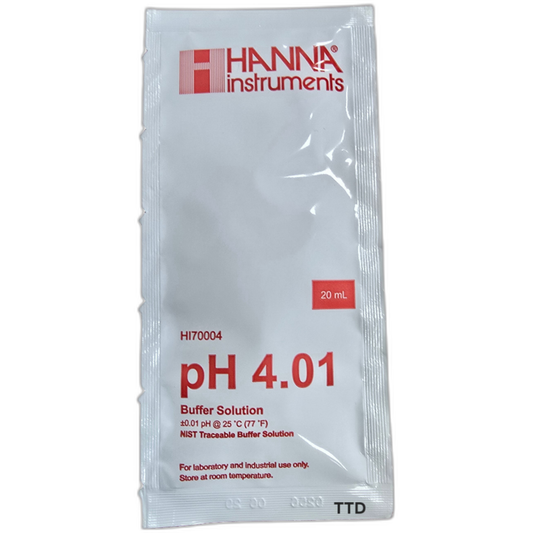 Hanna pH 4.01 Calibration Buffer Sachet (20 mL)