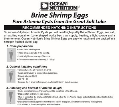 Ocean Nutrition Brine Shrimp Eggs