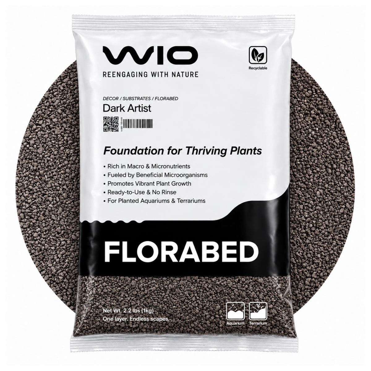 Plant Growth Dark Florabed — Fine - 1.5kg | Fine - 3kg