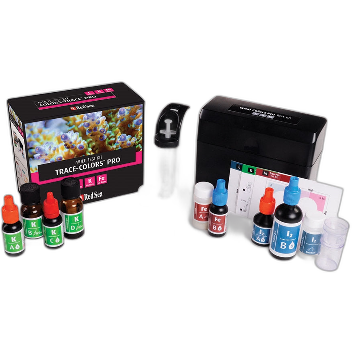 Red Sea Reef Test Kit Trace Colours Pro