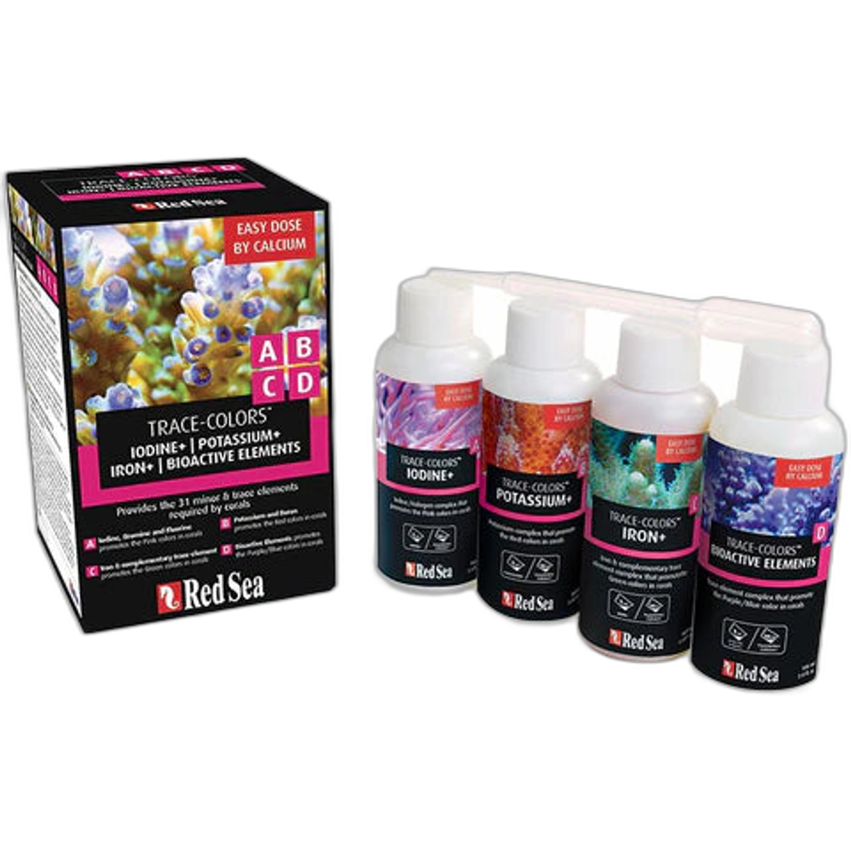 Red Sea Trace Colours ABCD Pack 4x100ml
