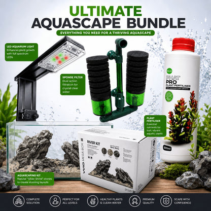 Ultimate Iwagumi Starter Kit – Complete Light, Hardscape & Filtration Bundle