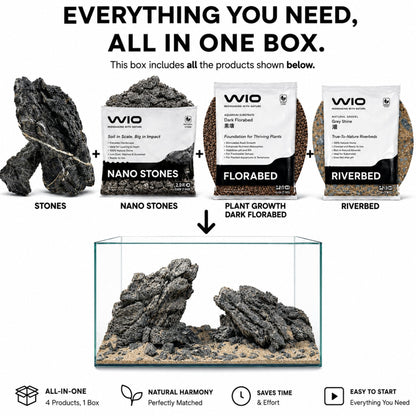 Ultimate Iwagumi Starter Kit – Complete Light, Hardscape & Filtration Bundle